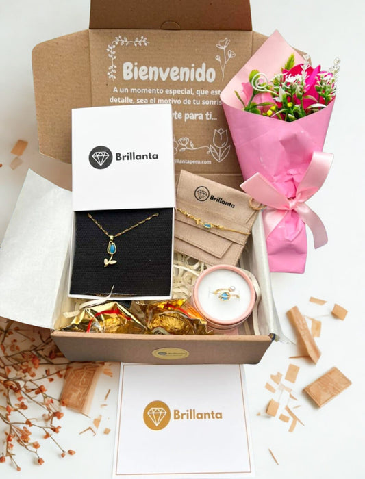 Set de Tulipán Azul