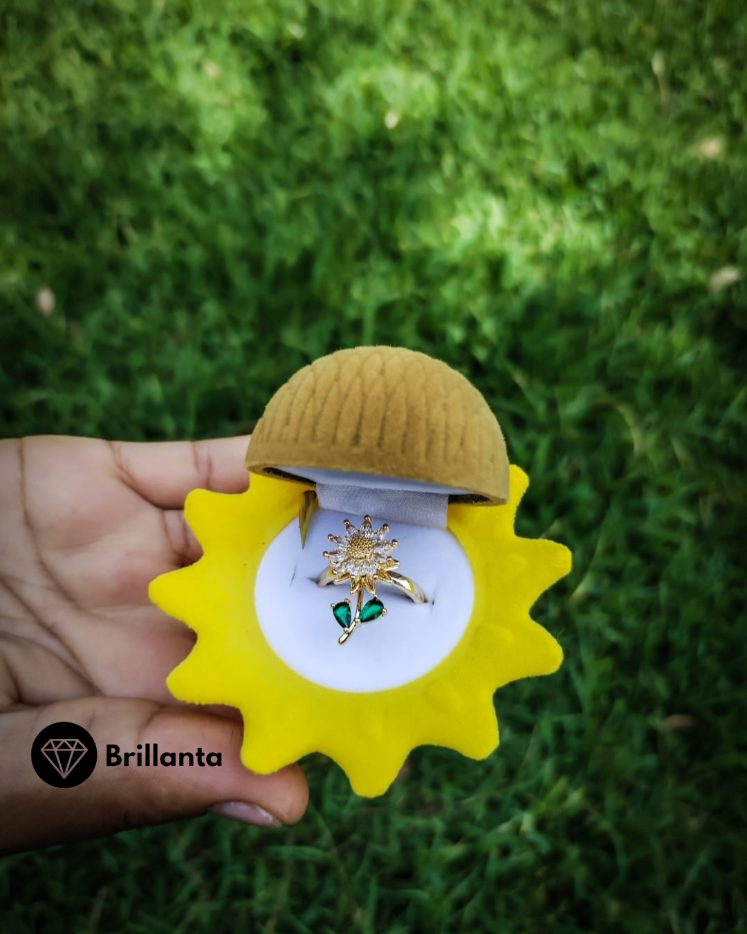 SET DE GIRASOLES GIRATORIOS VERDES🌻